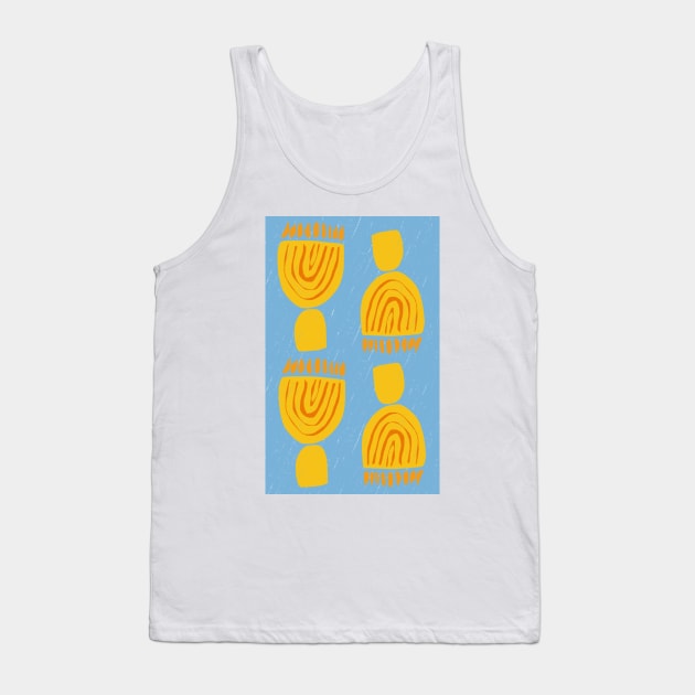 Chanukiah Burning Bright Tank Top by TillaCrowne